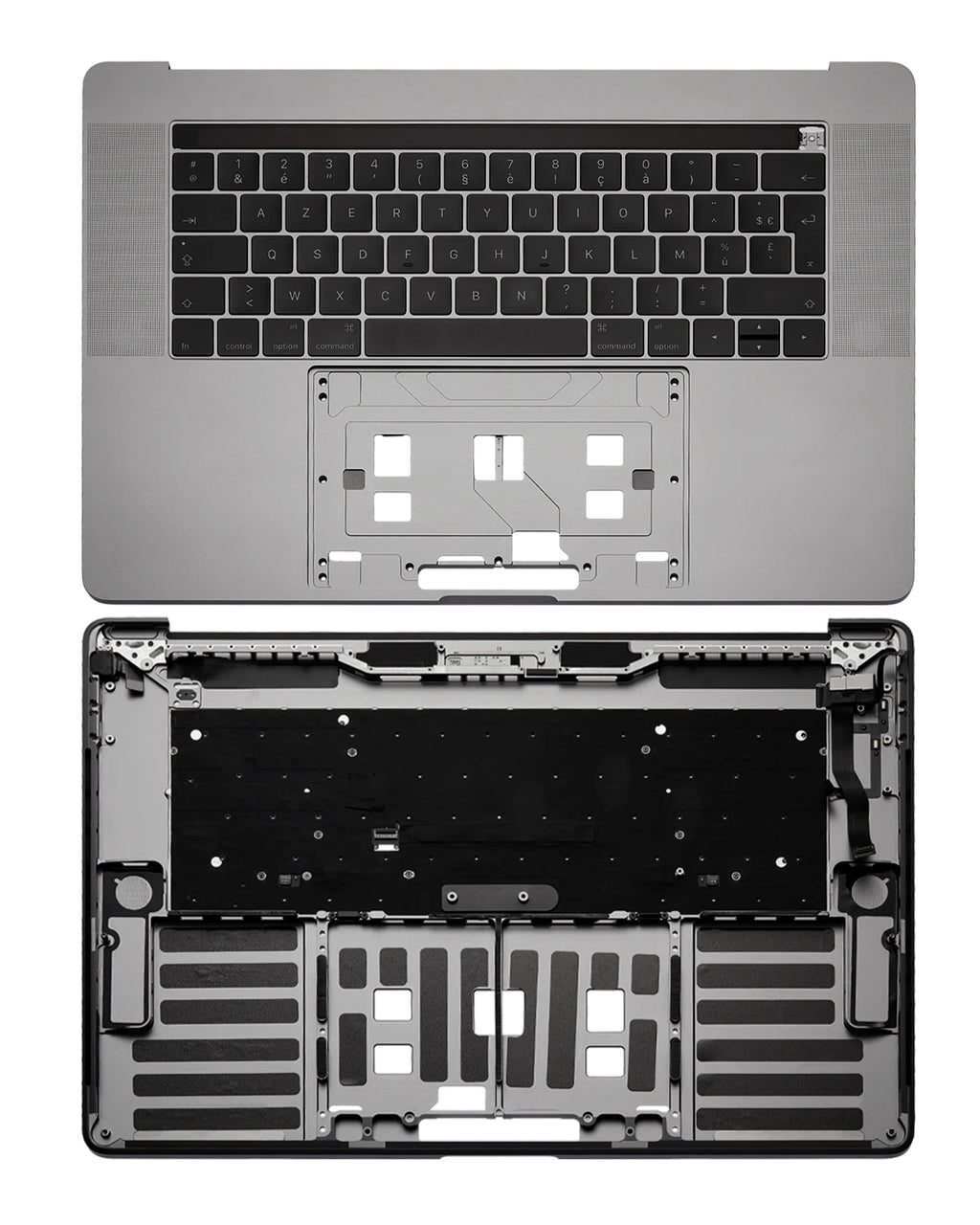 Space Gray Replacement Top Case With Keyboard For MacBook Pro 15" Touch Bar French Keyboard Z8405