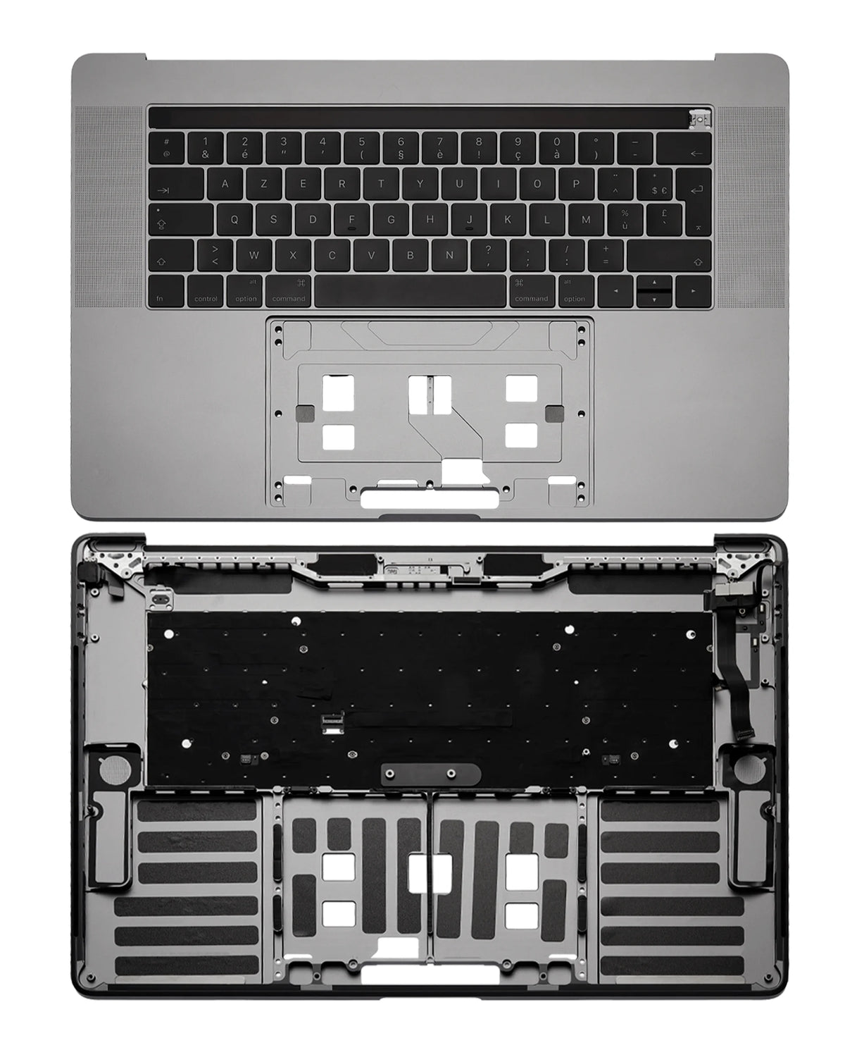 Space Gray Replacement Top Case With Keyboard For MacBook Pro 15" Touch Bar French Keyboard Z8405
