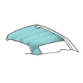 1967-1968 Headliner Aqua D728859
