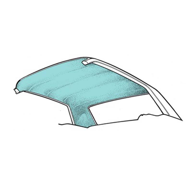 1967-1968 Headliner Aqua D728859