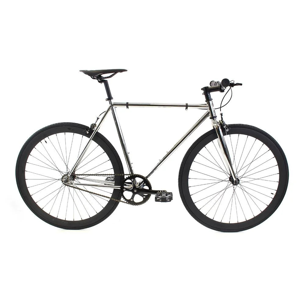 Chrome Fixed Gear Bike 55 cm Q643