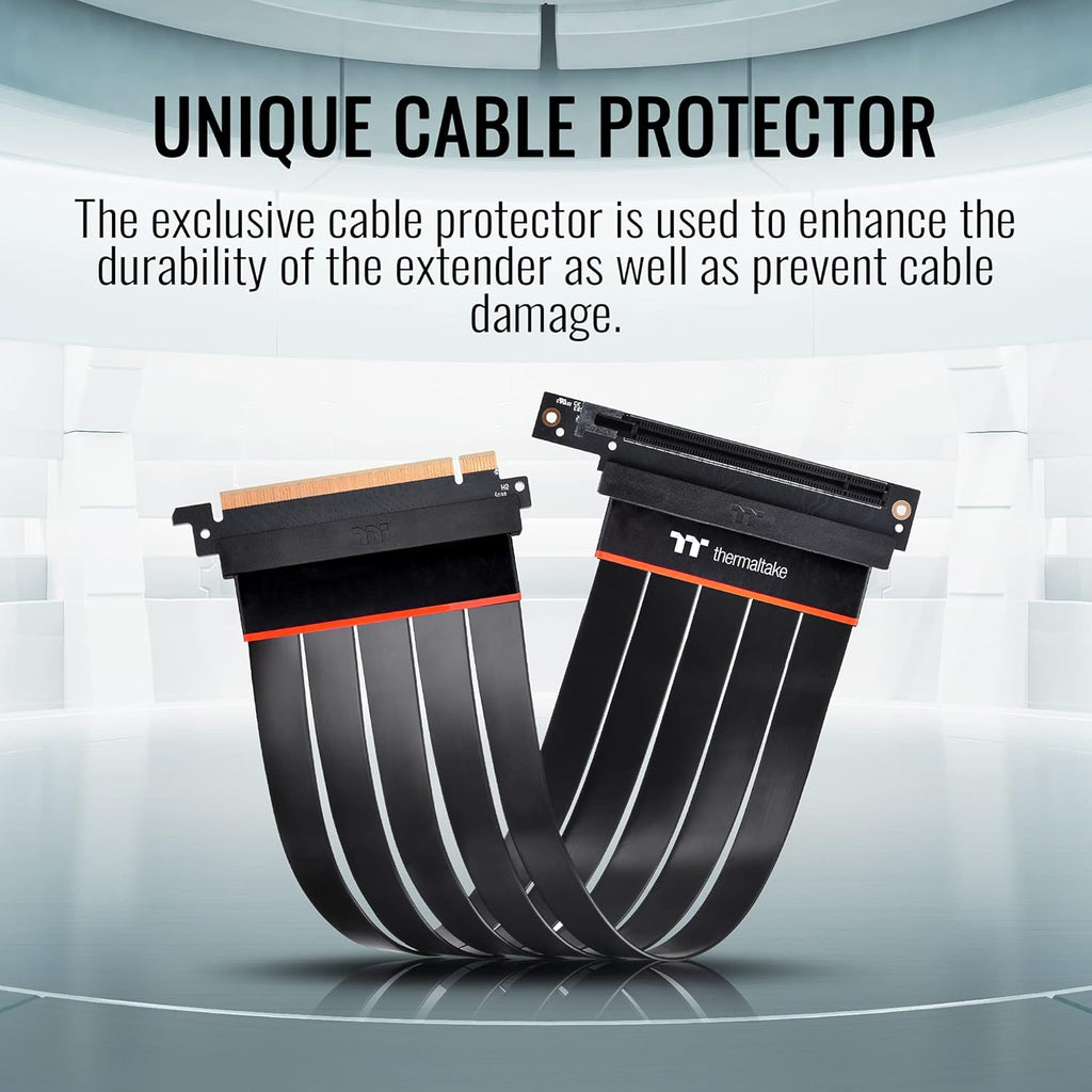 PCI-E 4.0 Flexible Extender Riser Cable 300mm with 90 Degree Adapter K151856