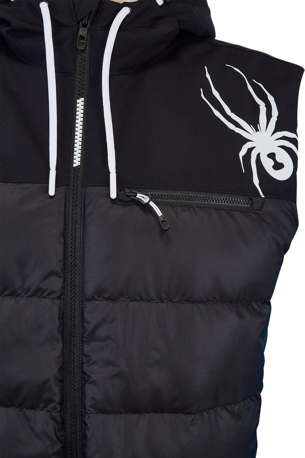 Black Down Vest S9277