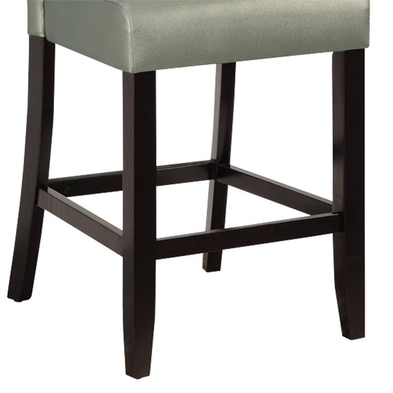 Gray Wood High Chair Set of 2 Q35327