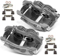 Disc Brake Caliper Assembly with Bracket Rear Left and Right Side 2-PC Set J3106