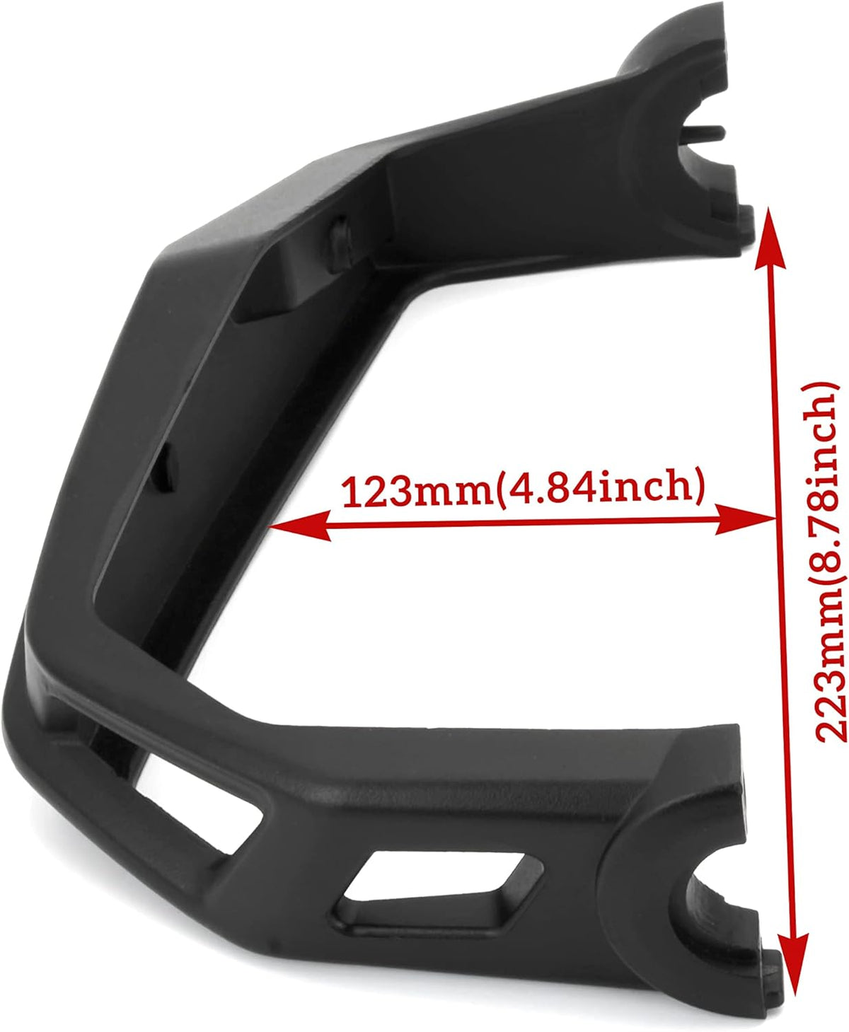 Black Aluminum Hand Guards Protector Kit (2PCS) U823