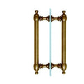 Antique Brass 8 inch Back-to-Back Pull Handles A600