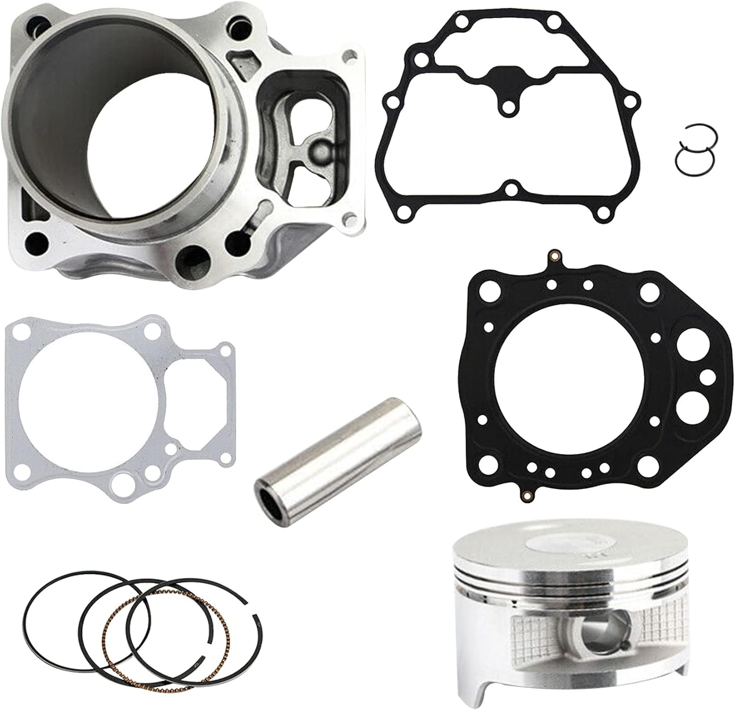 Cylinder Piston Gasket Top End Rebuild Kit for Honda Rancher TRX420 2007-2018 Q366