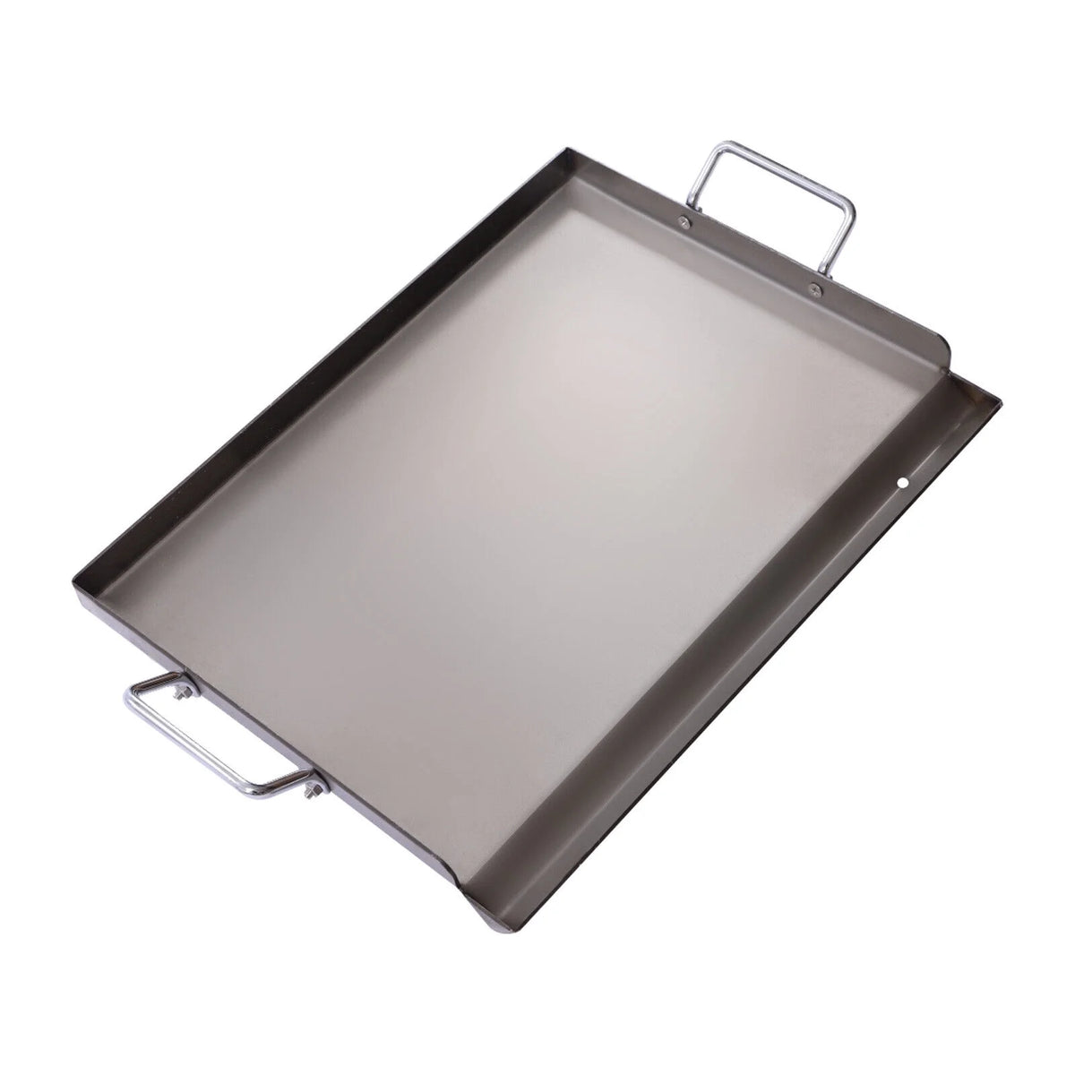 Stainless Steel Griddle Pan for BBQ Gas Grill & Charcoal Grill S5631