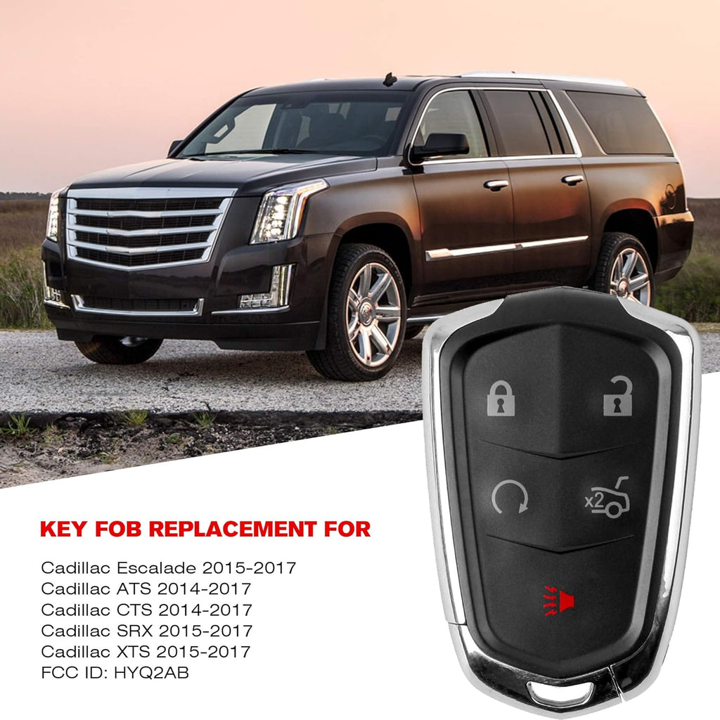 Keyless Entry Remote Car Key Fob Pack of 2 N190