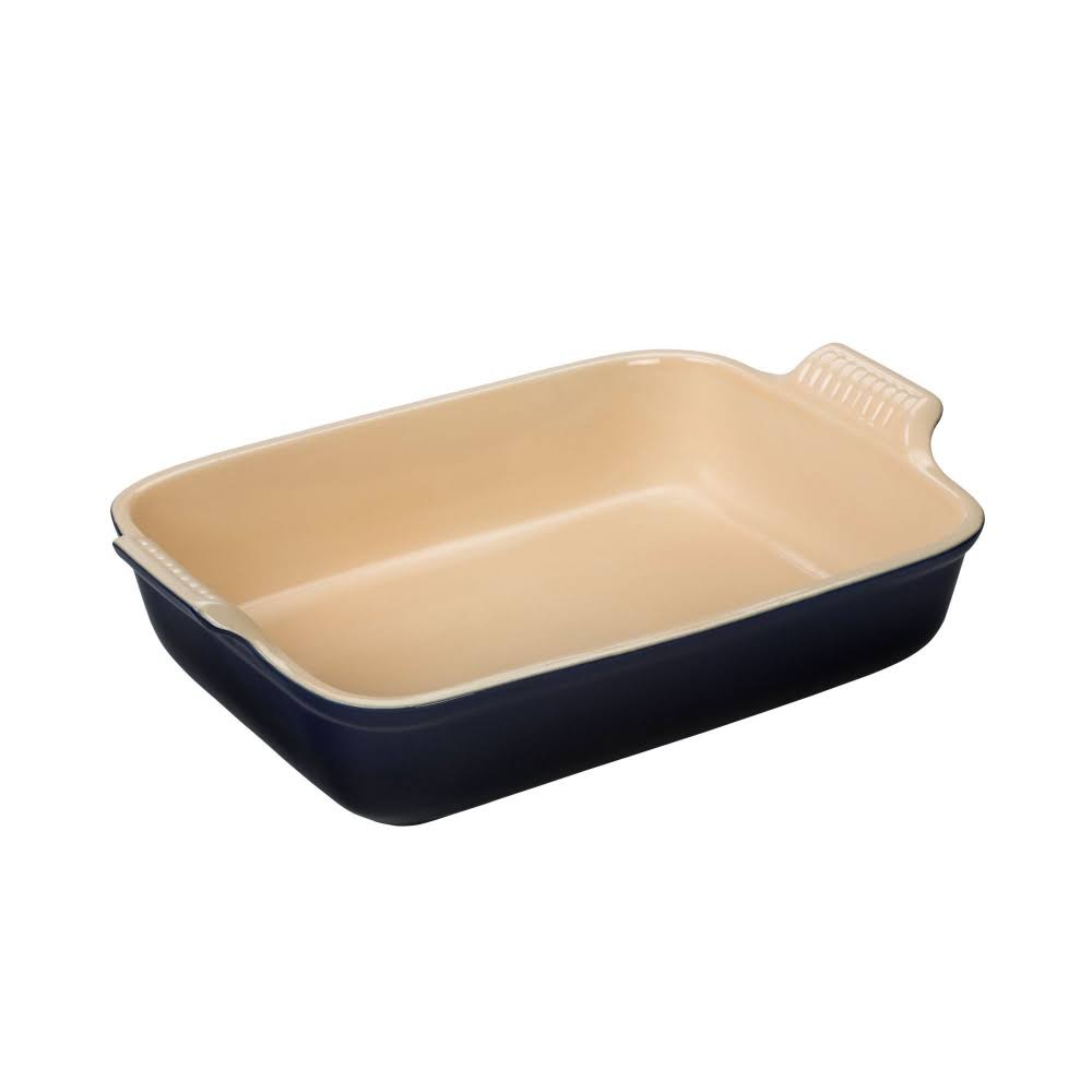 Satin Black Rectangular Baking Dish N3625