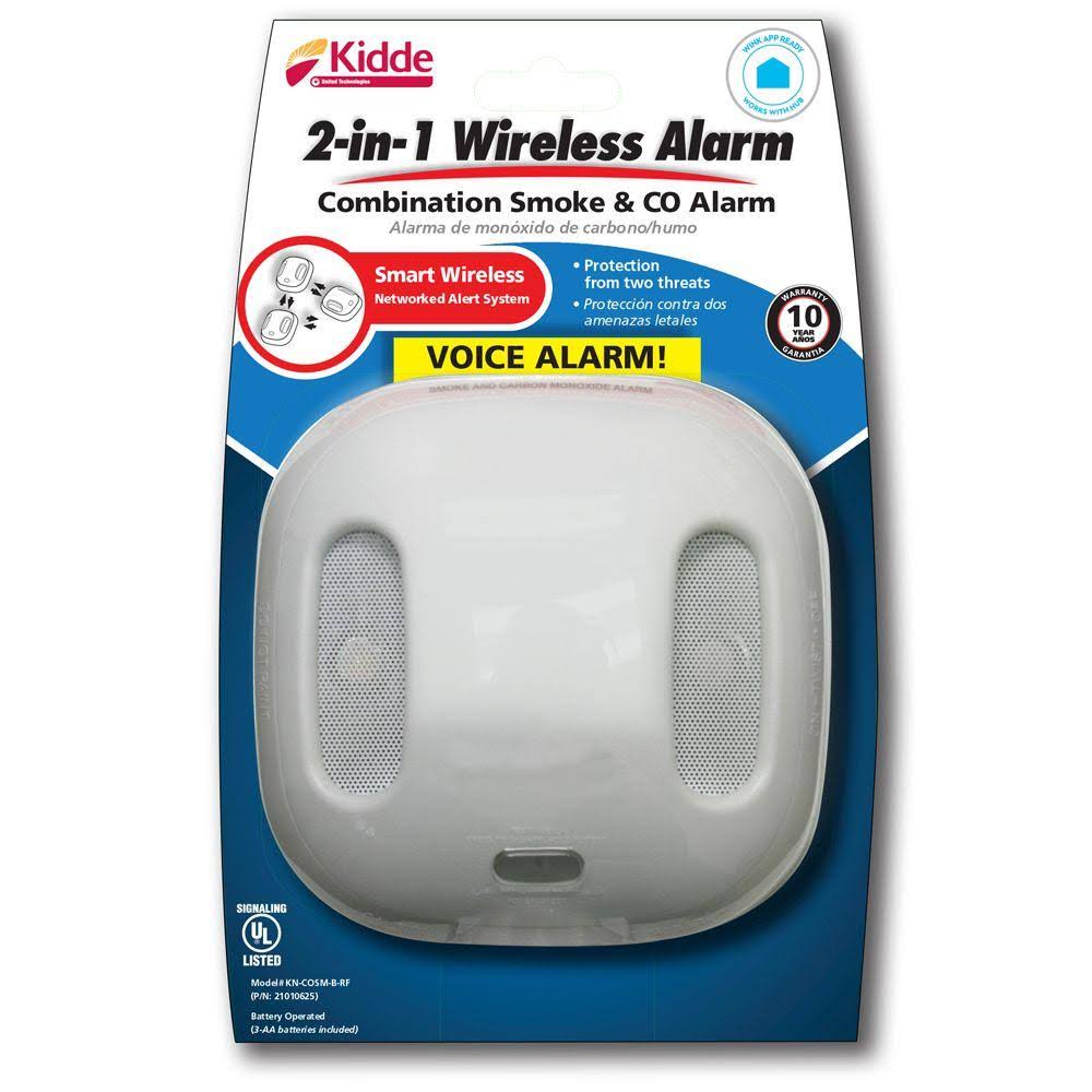 Combination Smoke Carbon Monoxide Alarm Battery Operated M44439