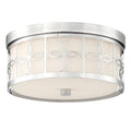 Polished Nickel 2 Light Ceiling Mount J3012