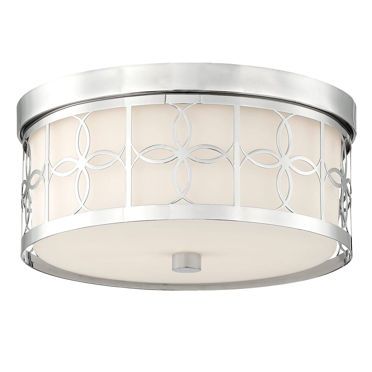 Polished Nickel 2 Light Ceiling Mount J3012