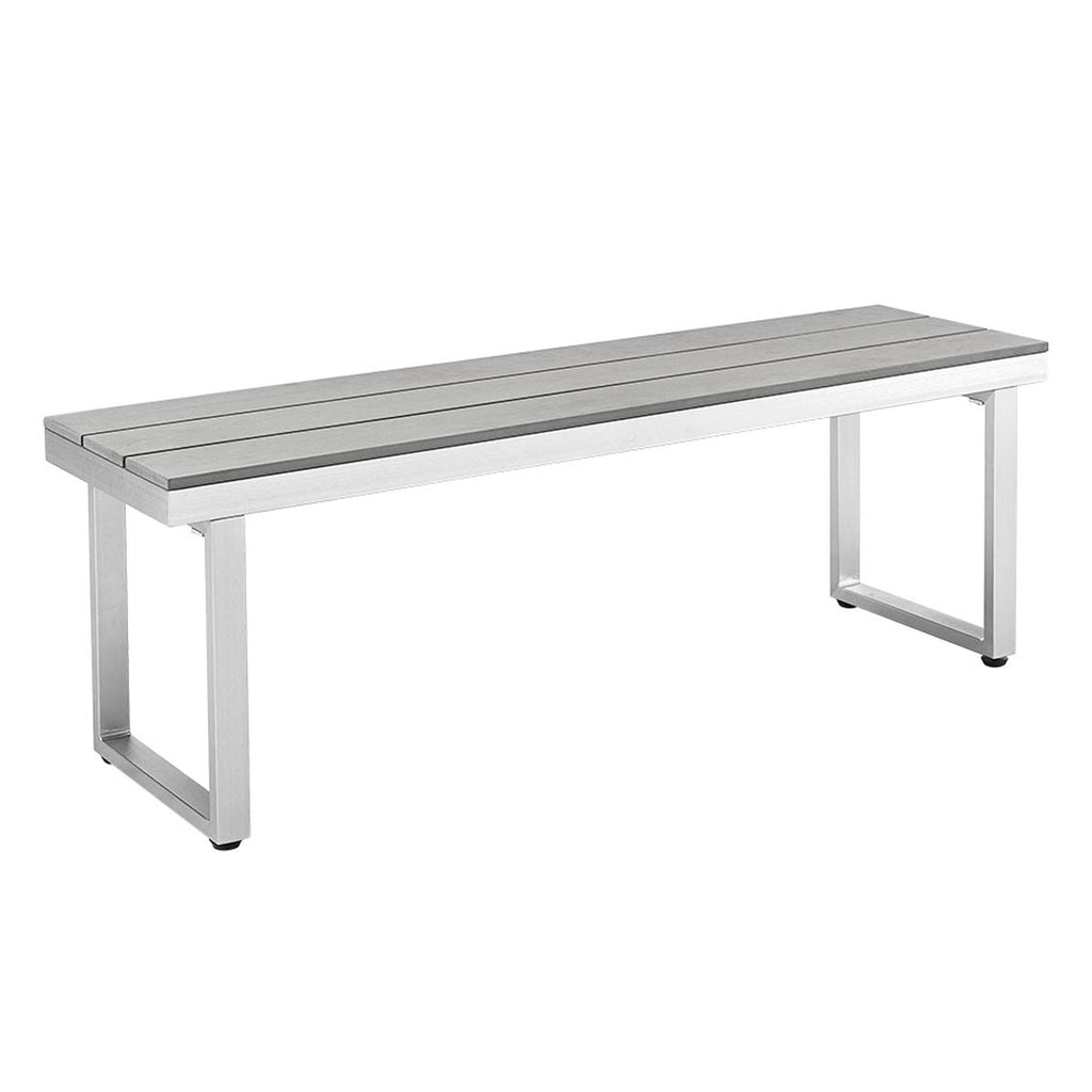 Grey Patio Dining Bench L747760