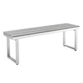Grey Patio Dining Bench L747760