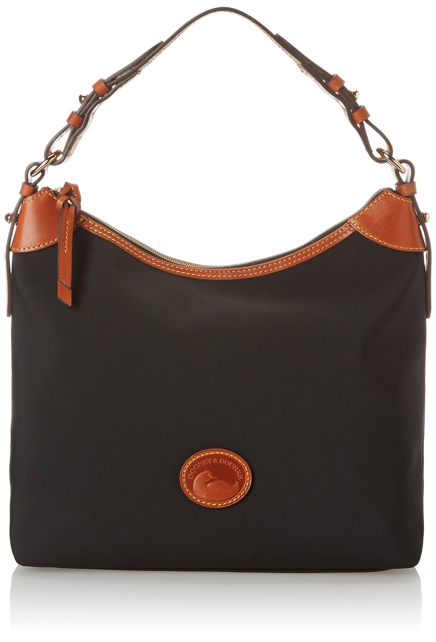 Black Nylon Hobo K4916