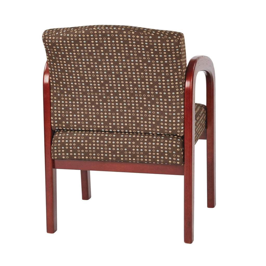 Cherry Finish Wood Visitor Chair C299