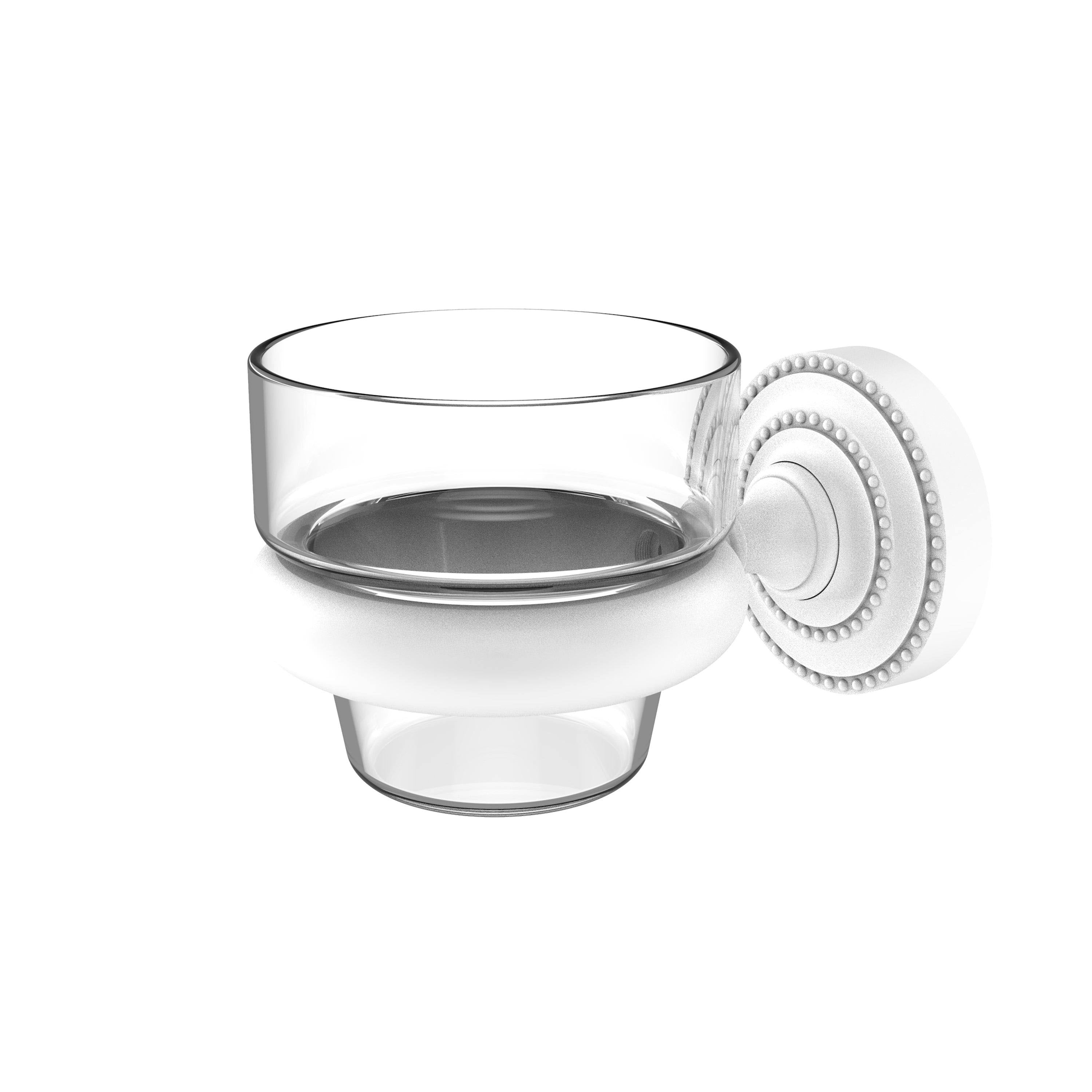 Satin Chrome Wall Mounted Candle Holder O351