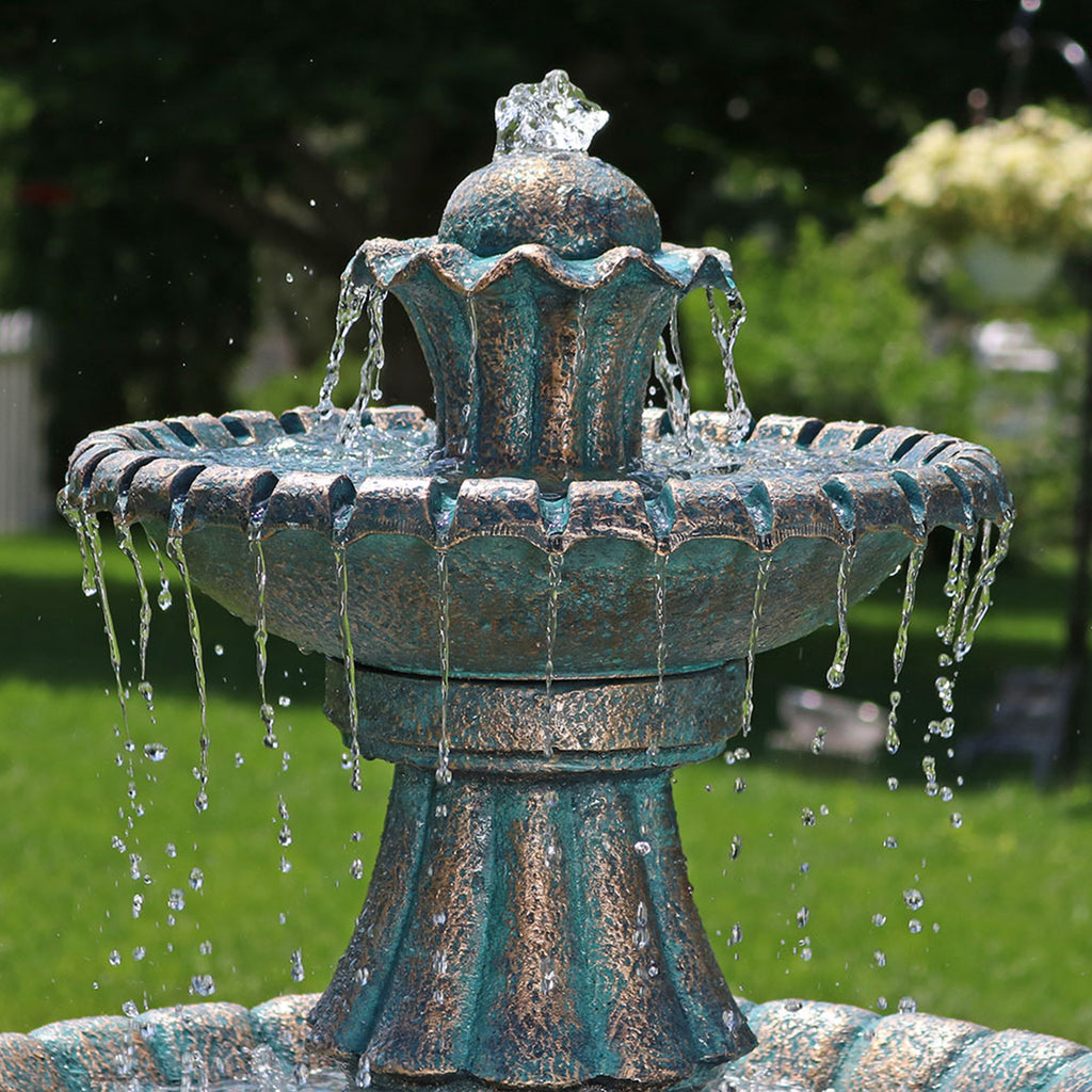 2-Tier Outdoor Water Fountain C749069