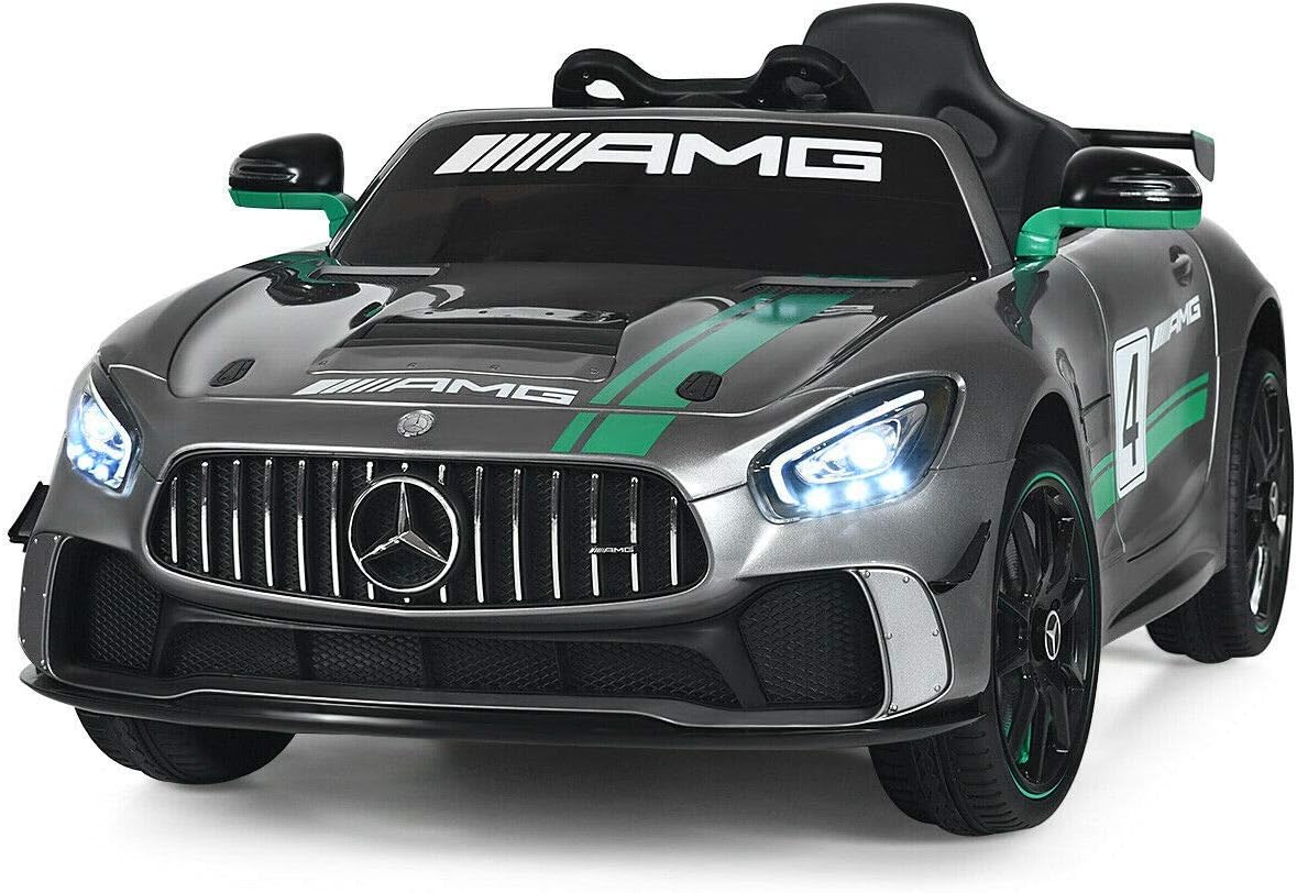 Red 12V Licensed Mercedes Benz AMG GT4 Electric Ride On Car F9857