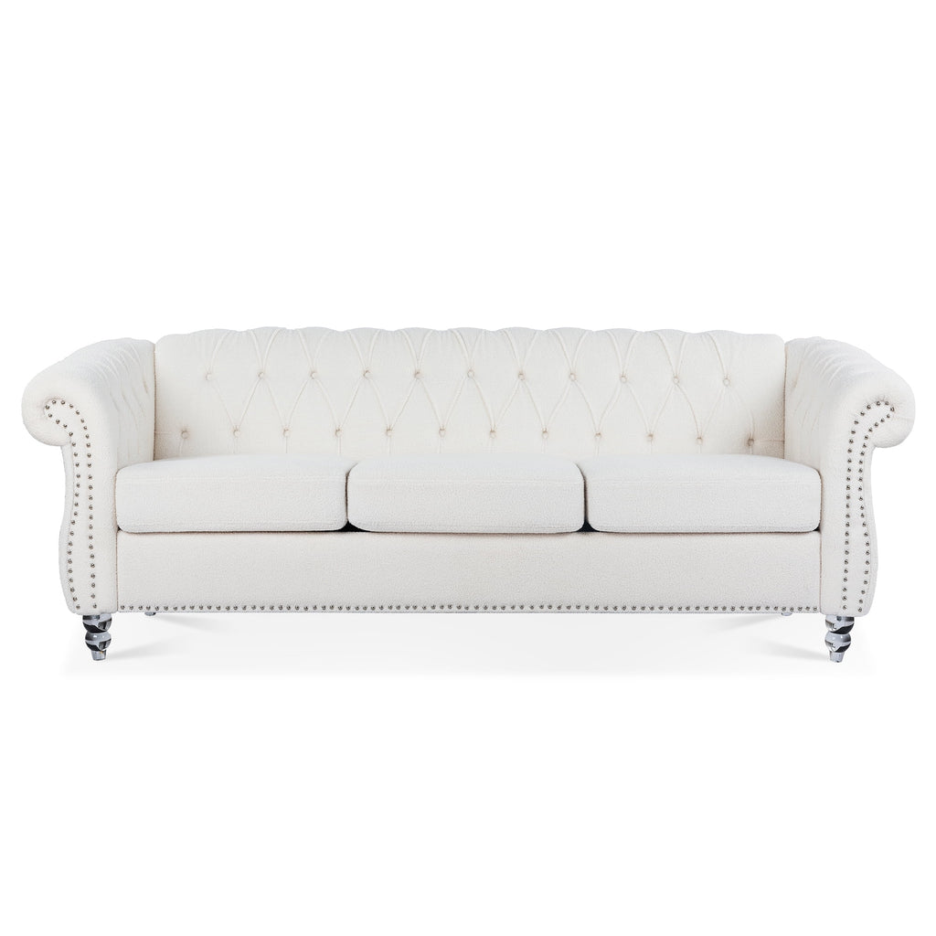 Rolled Arm Chesterfield 3 Seater Sofa A50121
