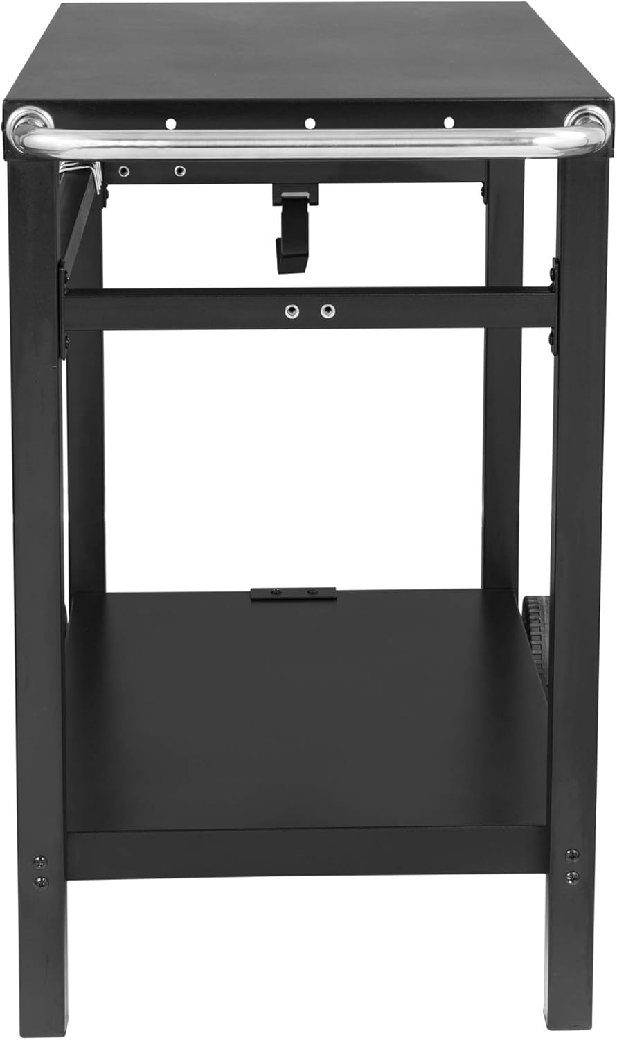 Double-Shelf Steel Dining Cart Table D9924