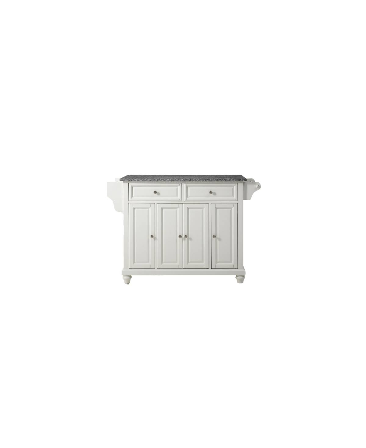 White Granite Top Kitchen Island M261