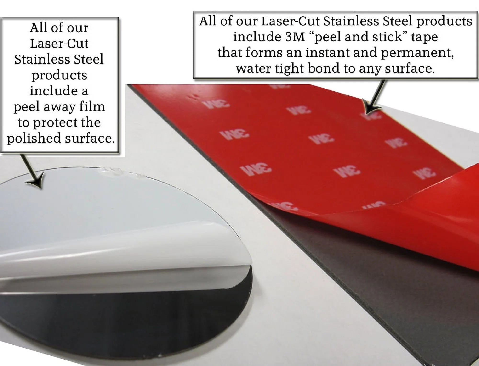 Stainless Steel Tailgate Accent 1Pc L2216