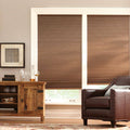 Cordless Blackout Cellular Shade 66.5 in. W x 72 in. L Brown M96124