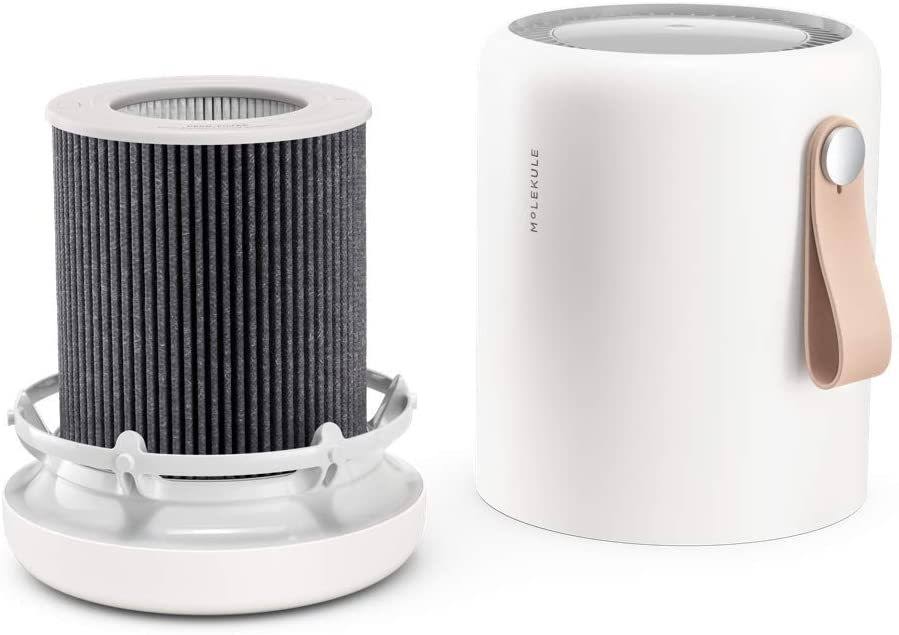 White Air Purifier with Particle Sensor L98428