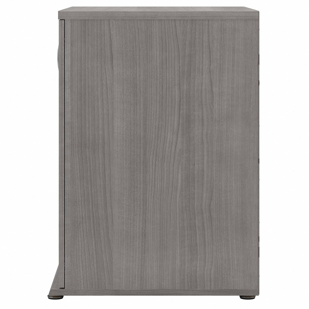 Storm Gray Floor Storage Cabinet with Doors and Shelves K62222