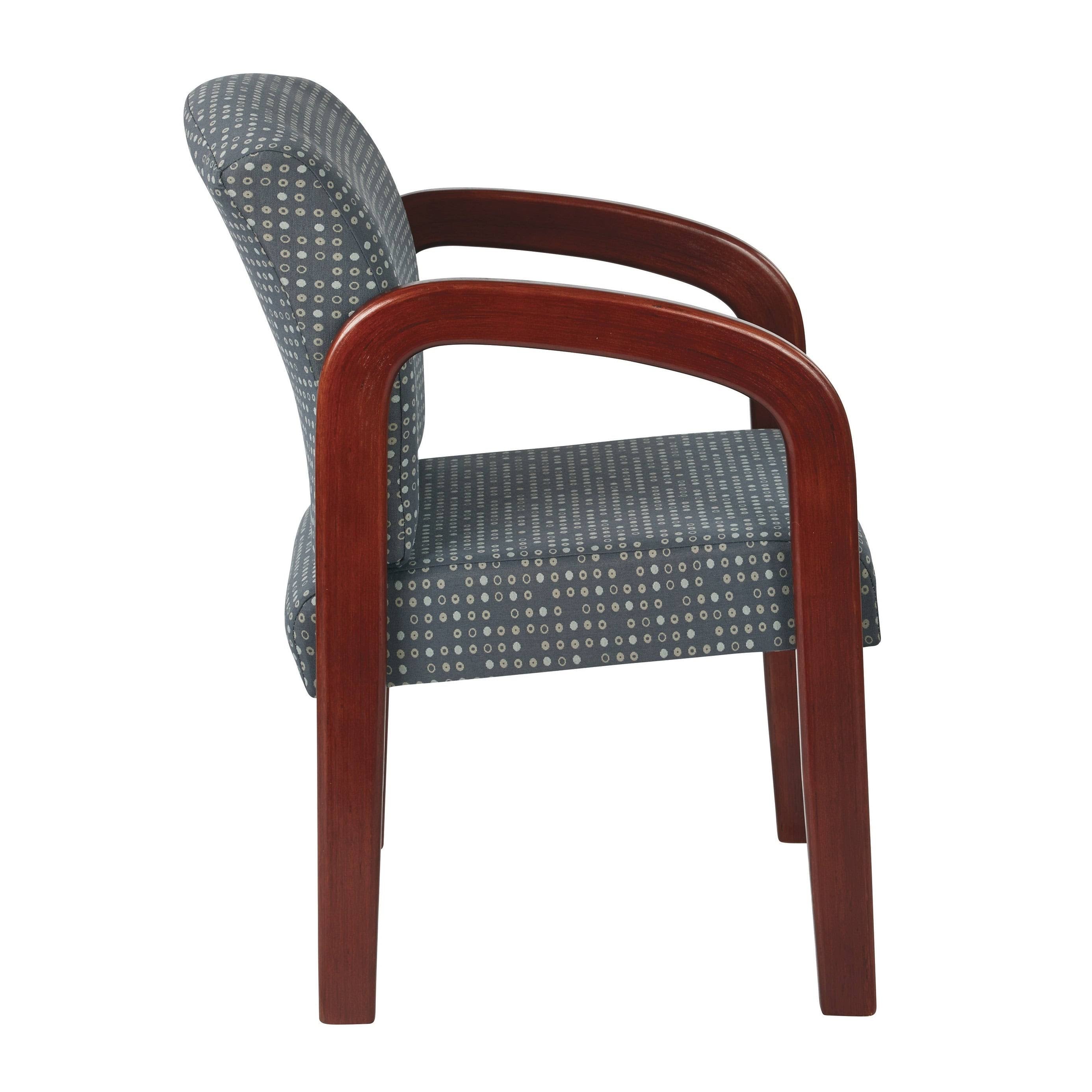 Cherry Finish Wood Visitor Chair C299