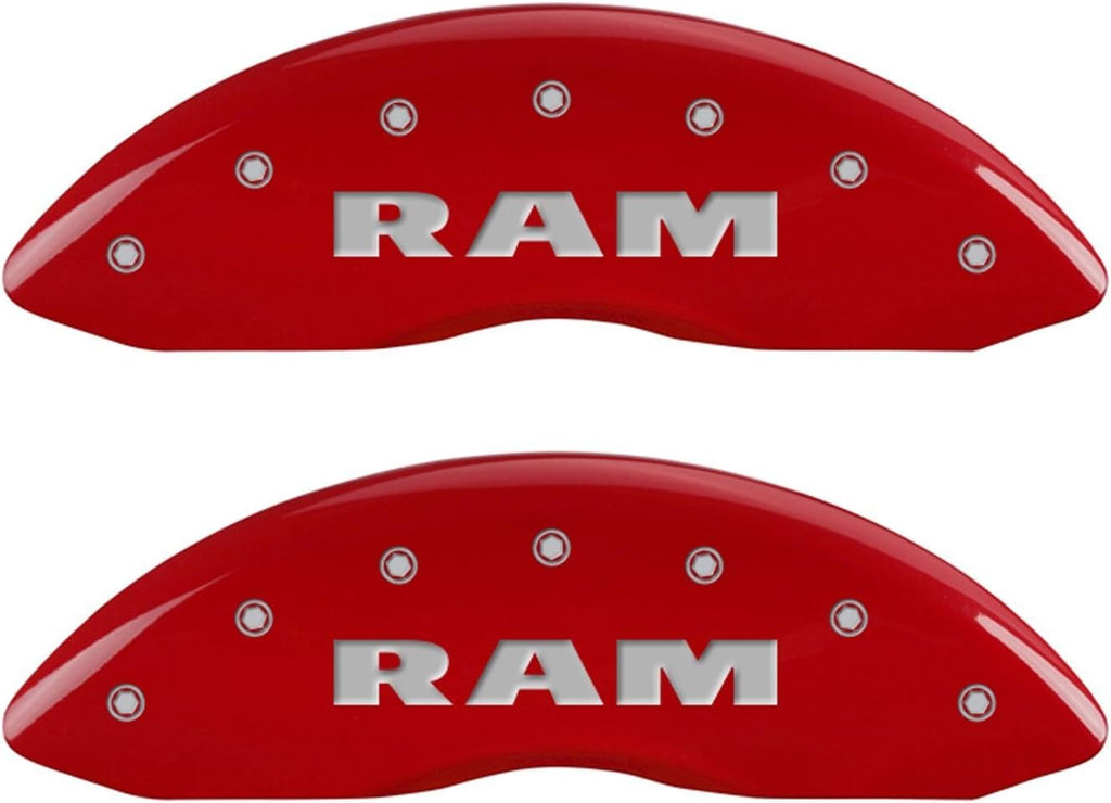 Caliper Cover with Red Powder Coat Finish, Set of 4 R7129
