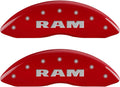 Caliper Cover with Red Powder Coat Finish, Set of 4 R7129