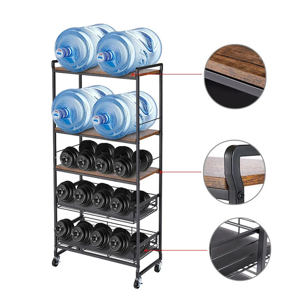 4-Layers Kitchen Storage Rack Microwave Oven Shelf Stand F907