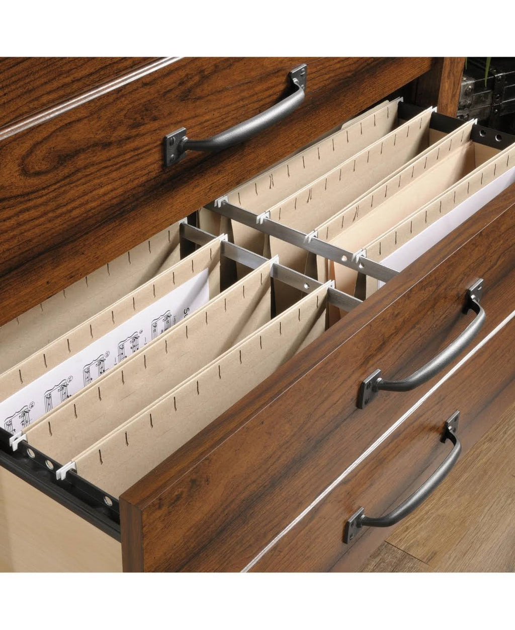 Washington Cherry Lateral File Cabinet Q91405