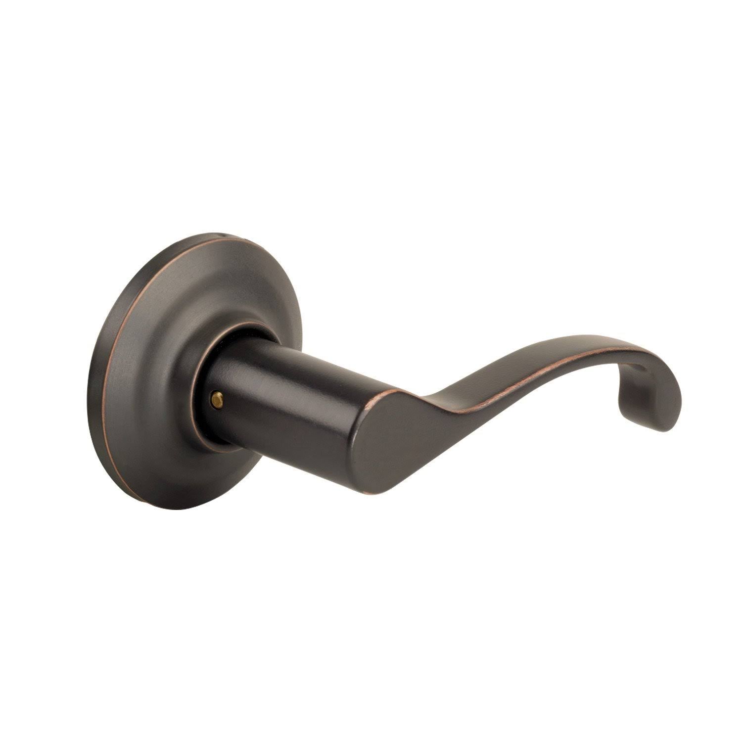 Satin Nickel Keyed Entry Lever A426