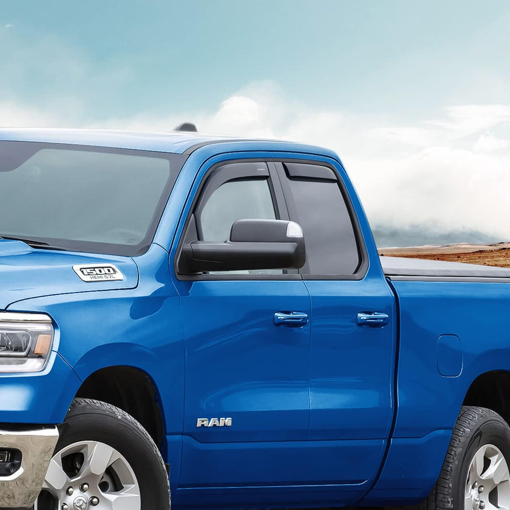 4 pcs in-Channel Window Deflectors for Dodge RAM 1500 Quad Cab P67359