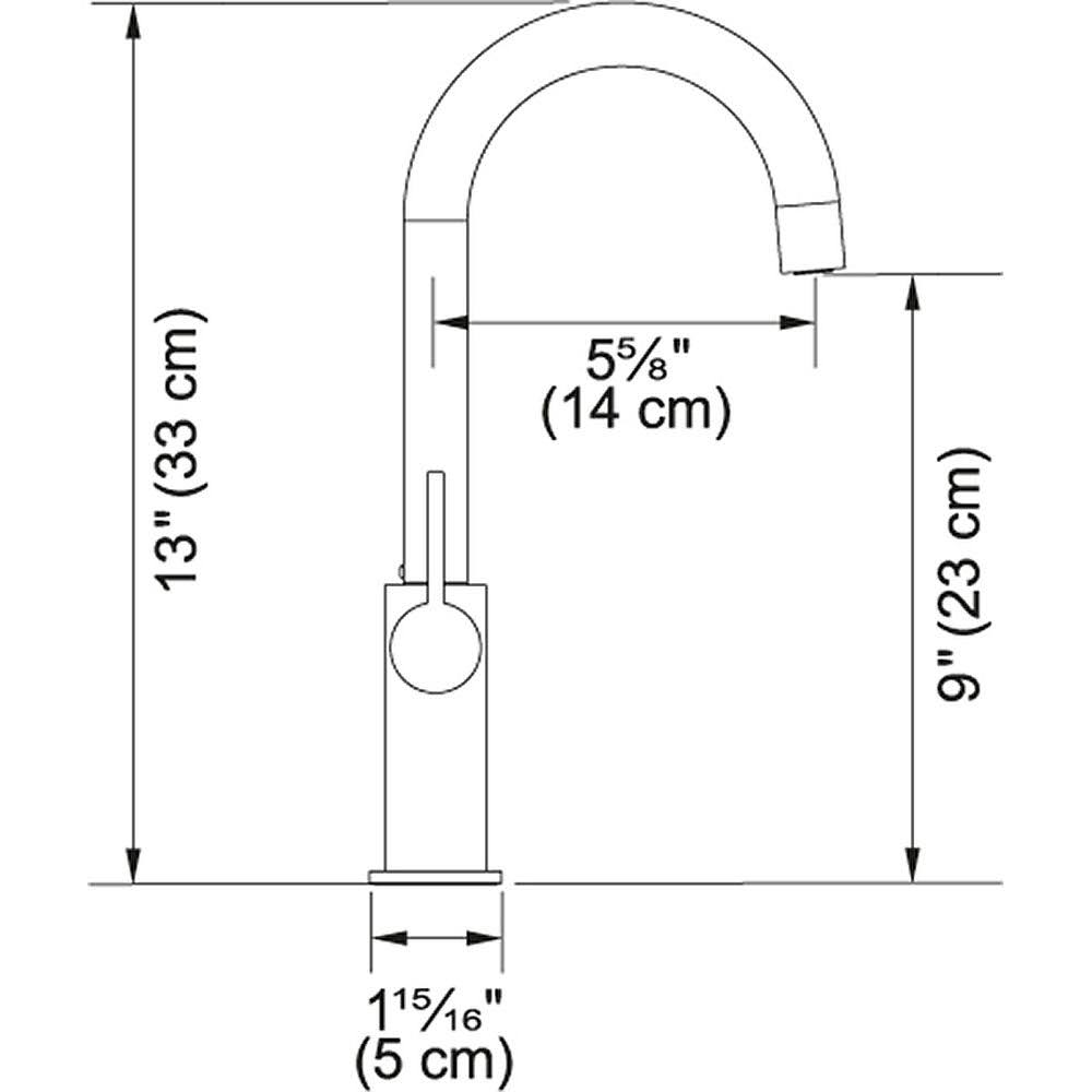 Chrome Kitchen Faucet K796