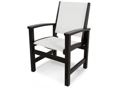 Black Onyx Sling Coastal Dining Chair E392