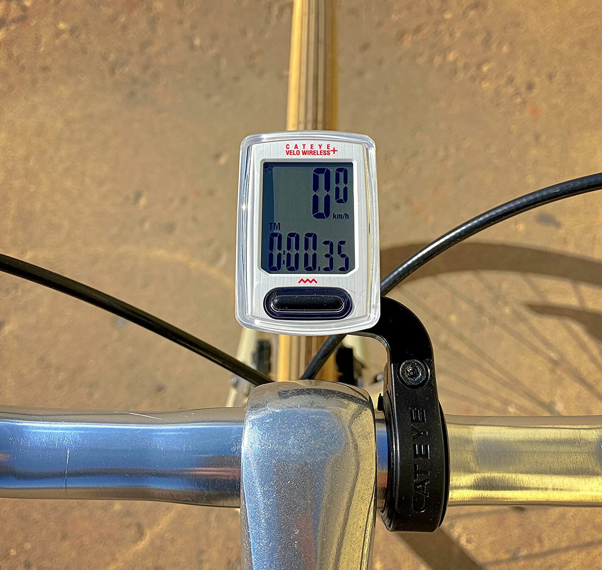 Wireless+ White Bike Computer C738