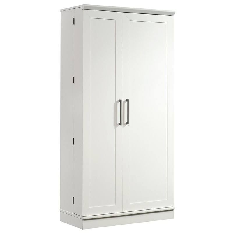White Storage Cabinet Q496