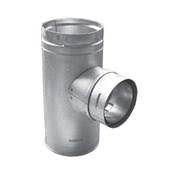 4 inch PelletVent Pro Increaser Tee Clean-Out Cap Stainless M6618