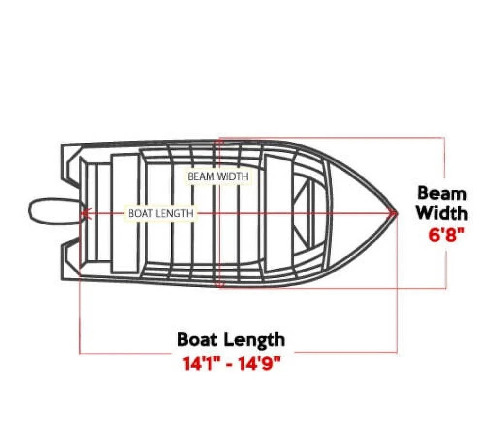 Heavy Duty Water Repellent Boat Cover P56962