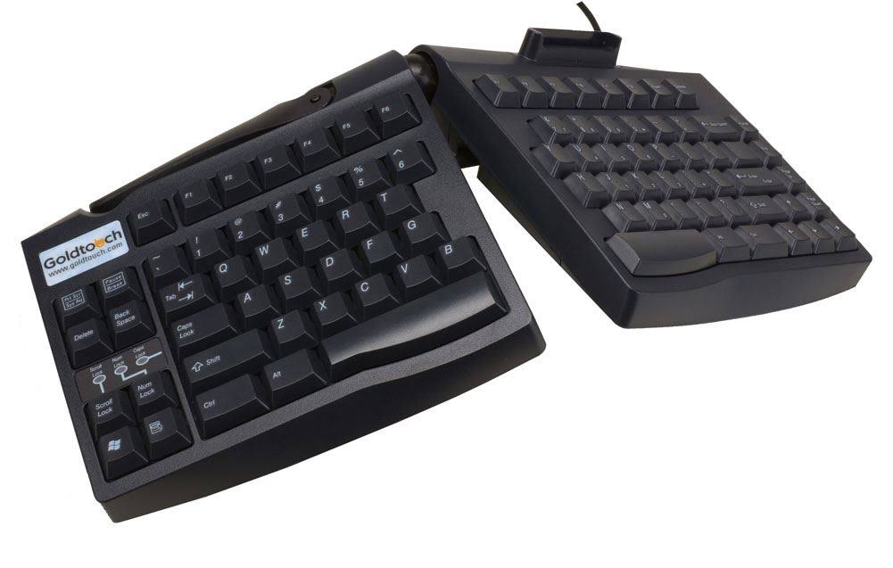 Ergonomic Smart Card Keyboard Black A7465