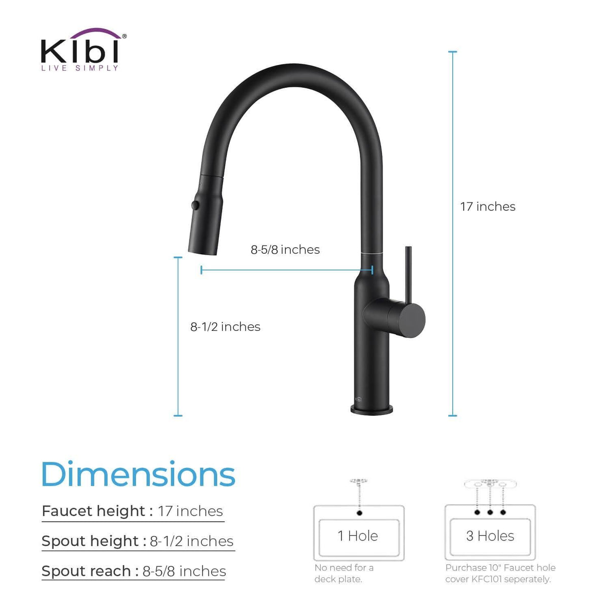 Chrome Brass Kitchen Faucet with Sprayer L32813
