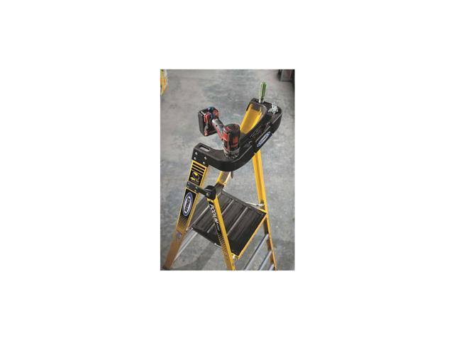 Podium 8-ft Fiberglass Type IAA Step Ladder G993