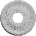 12 1/8x22OD x 3 1/2x22ID x 1x22P Hand-Painted Pearl White Ceiling Medallion G904349