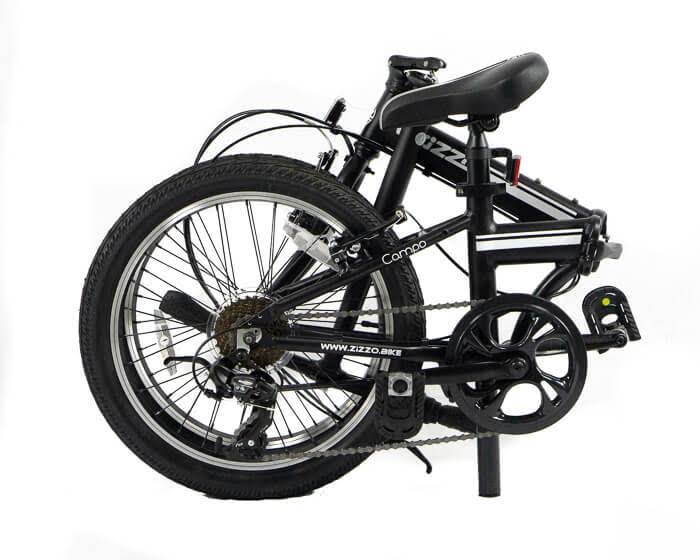 Yellow 7-Speed Aluminum Folding Bike B9586